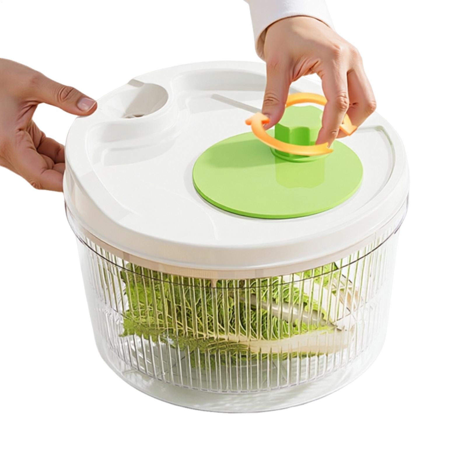 Salad Spinner - Salad Spinner Manual Crank Salad Container