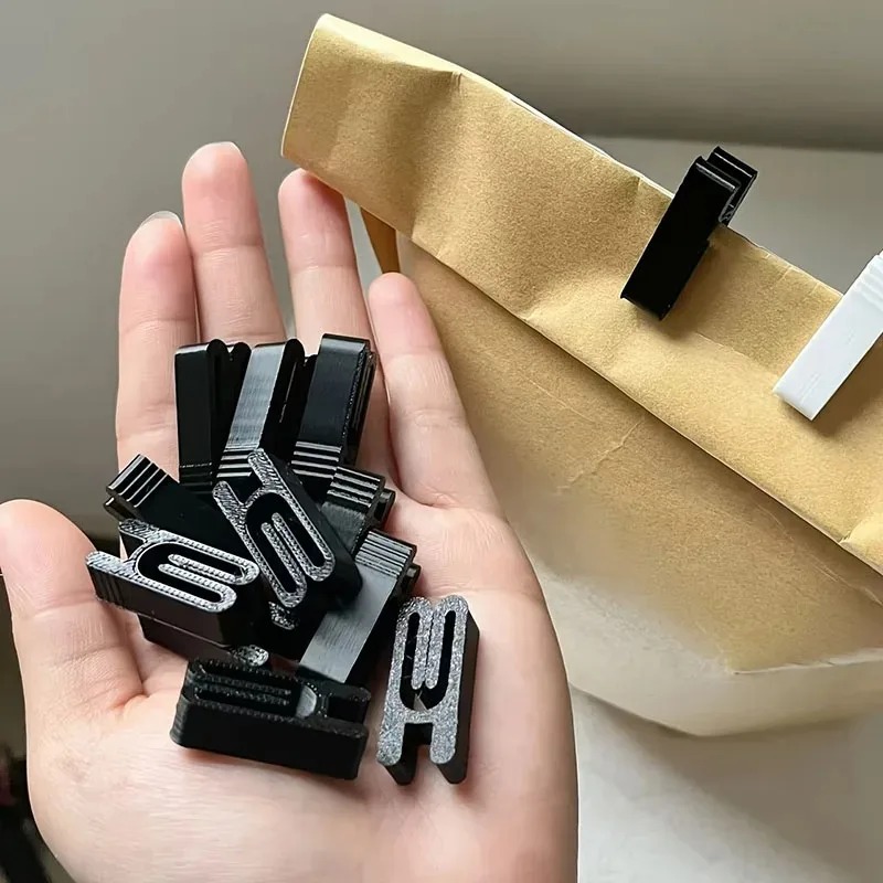 Kitchen Gadgets To 3D Print - Mini Food Bag Sealing Clips 10Pcs