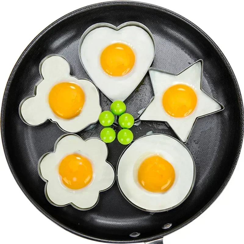 Kitchen Gadgets You Must Have - 1-3pcs Premium Stainless Steel Heart-Shaped Fried