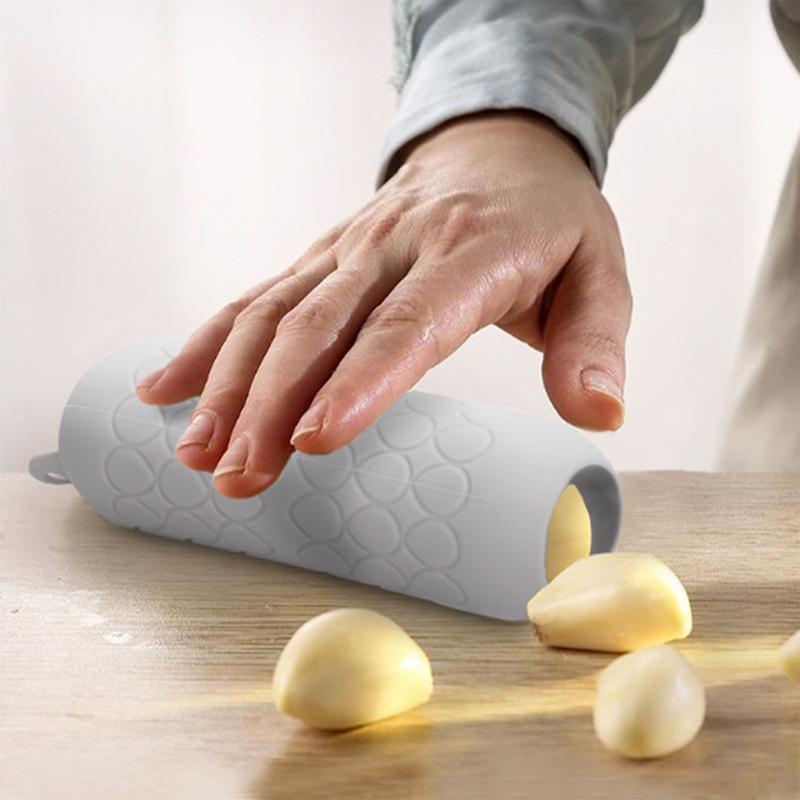 Garlic Peeler Tube Silicone Qu - Kitchen Gadgets Youtube ulasan dan harga