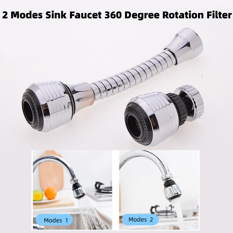 2 Modes Sink Faucet 360 Degree - Kitchen Gadgets Youtube ulasan dan harga