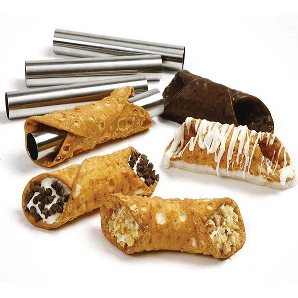 metal 6 pcs/set danish cannoli - Kitchen Gadgets Youtube ulasan dan harga