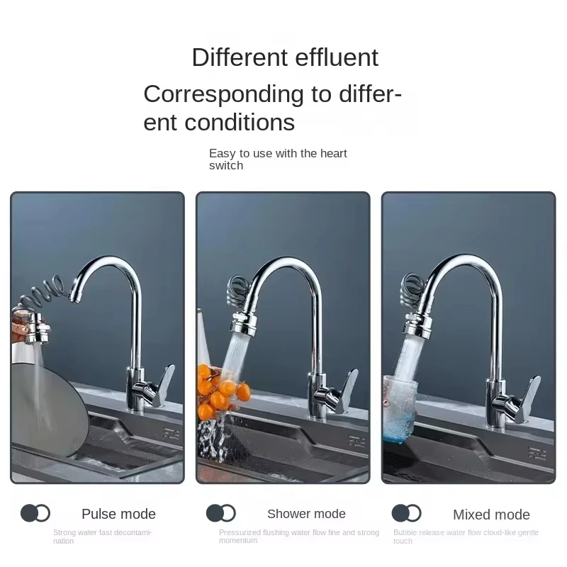 New 3 Modes Sink Faucet 360 De - Kitchen Gadgets Youtube ulasan dan harga
