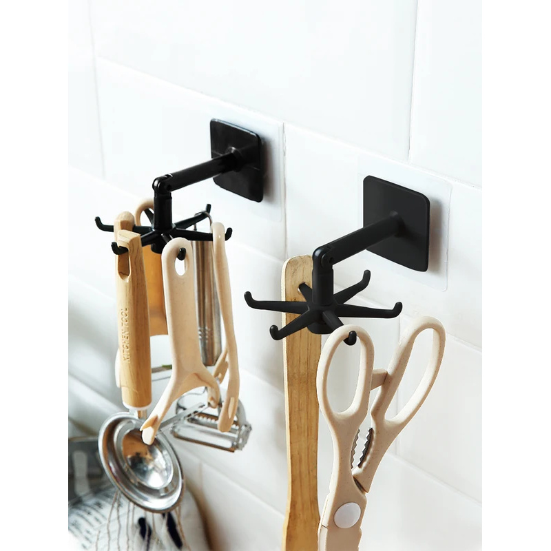 5/10pcs Kitchen Hooks Rotating - Kitchen Gadgets Needed ulasan dan harga