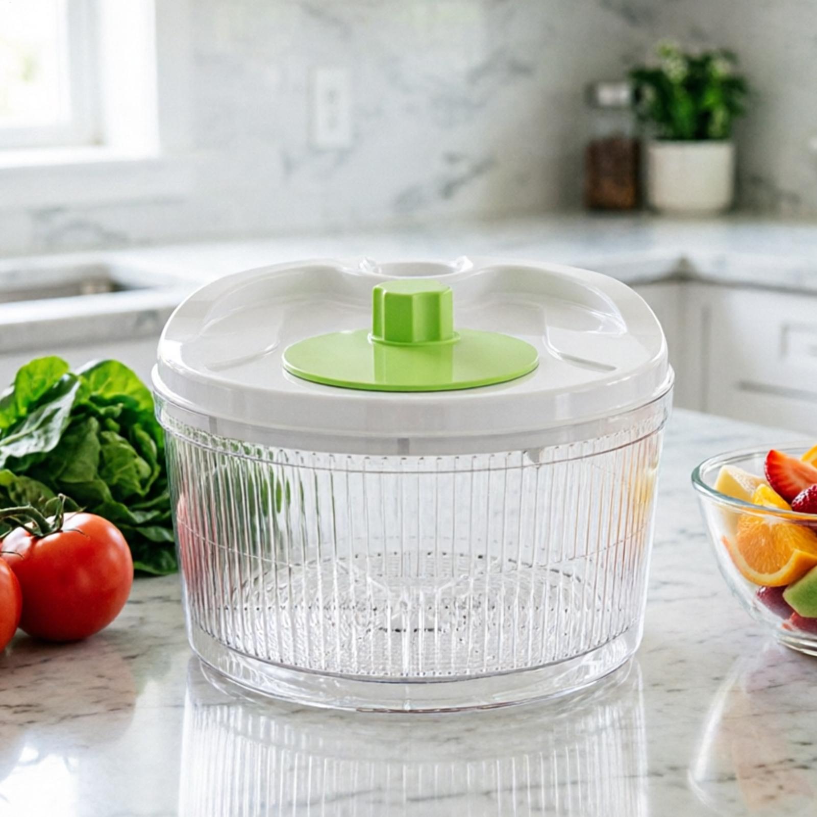 Salad Spinner with Drain Nozzl - Salad Spinner ulasan dan harga