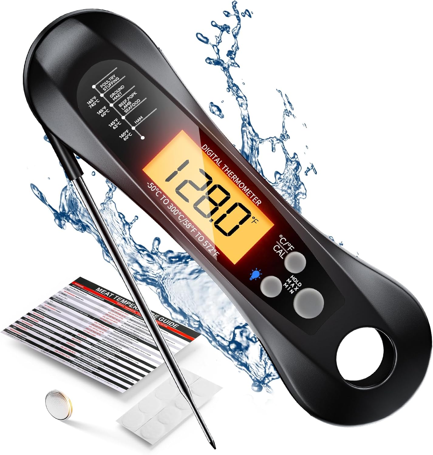 Digital Instant Read Meat Ther - Instant Read Thermometer ulasan dan harga