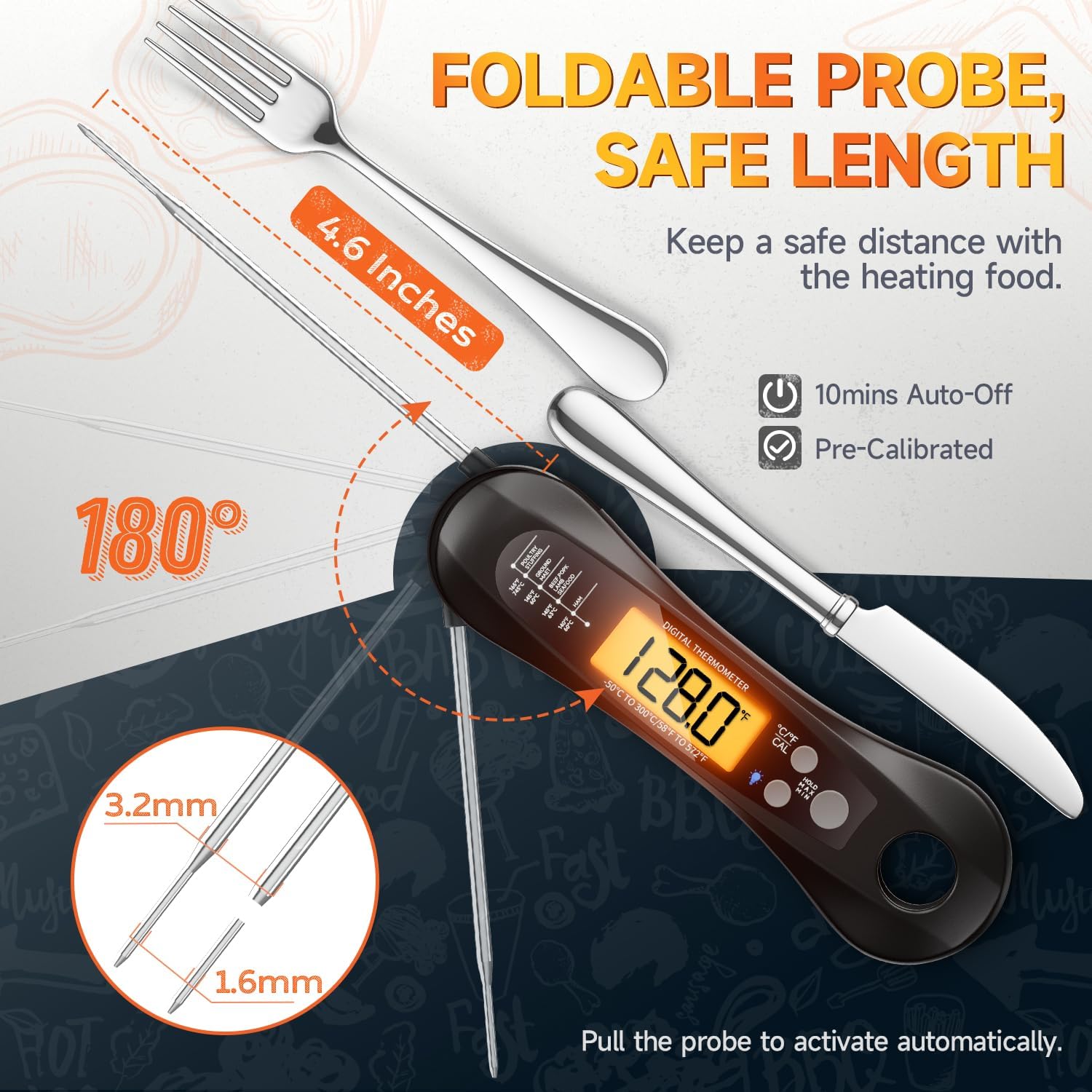 Digital Instant Read Meat Ther - Instant Read Thermometer ulasan dan harga