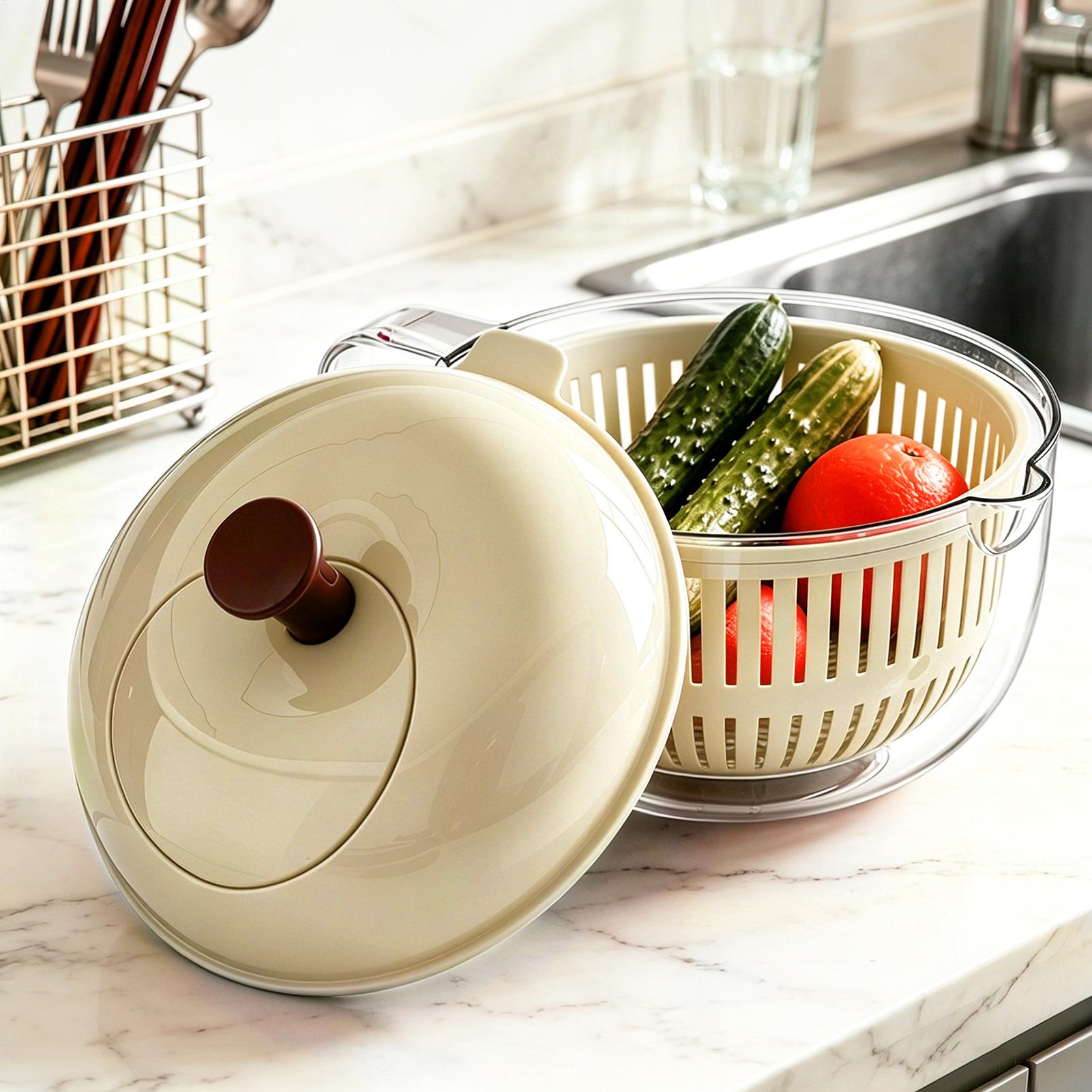 Apples Design Vegetable Washer - Salad Spinner ulasan dan harga