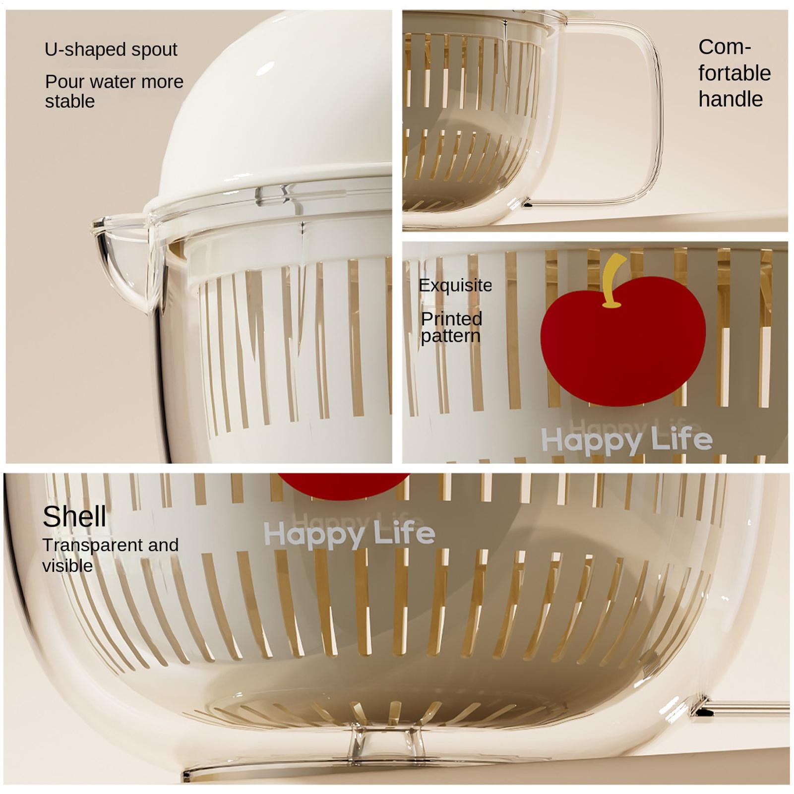 Apples Design Vegetable Washer - Salad Spinner ulasan dan harga
