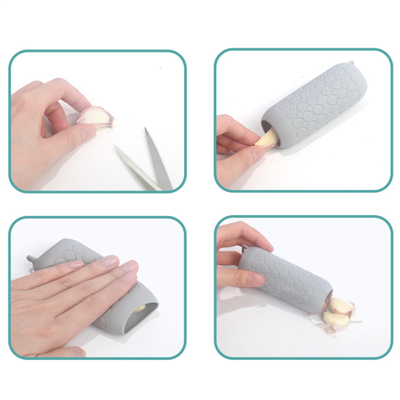 Garlic Peeler Tube Silicone Tu - Kitchen Gadgets Youtube ulasan dan harga