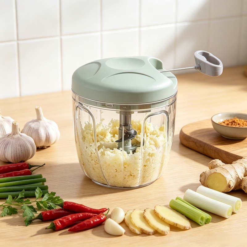 500/900ML Manual Rotate Garlic - Kitchen Gadgets Under 500 ulasan dan harga