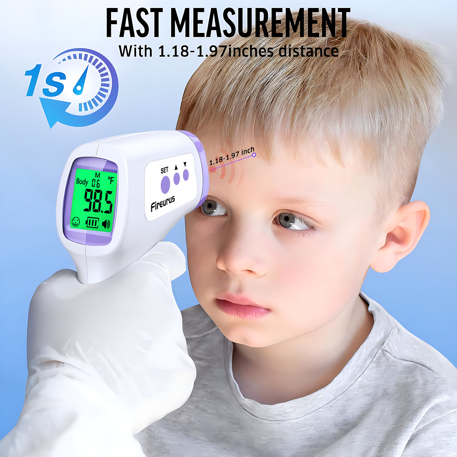 Firerurus Non‑Contact Infrared - Instant Read Thermometer ulasan dan harga