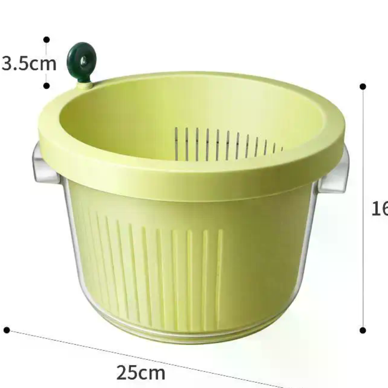 Manual Salad Spinner Food Safe - Salad Spinner ulasan dan harga