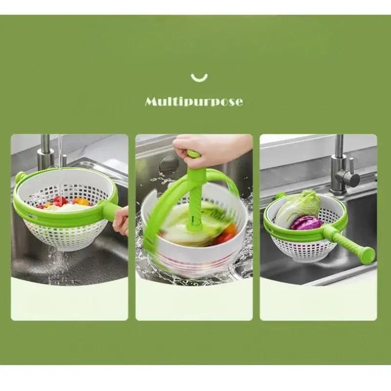 Salad Spinner Rotating Drainag - Salad Spinner ulasan dan harga