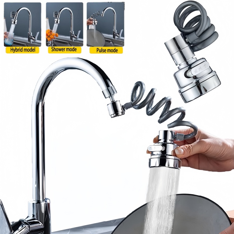 New 3 Modes Sink Faucet Extens - Kitchen Gadgets Youtube ulasan dan harga