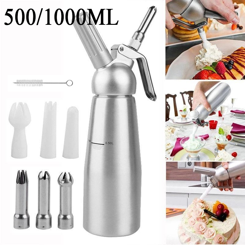 500/1000ml Cream Foam Gun Cake - Kitchen Gadgets Under 500 ulasan dan harga