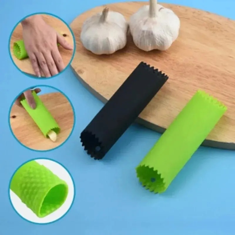 silicagel Garlic Stripper Tube - Kitchen Gadgets Youtube ulasan dan harga