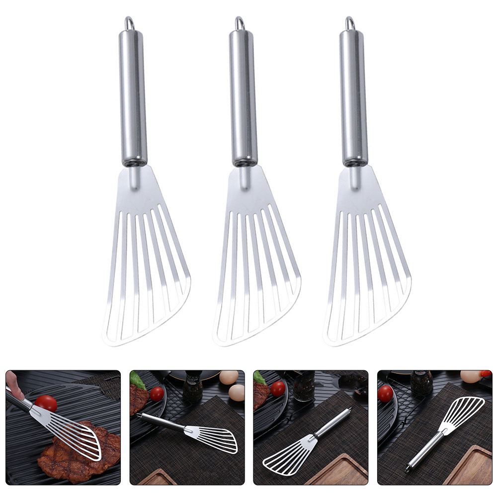 3pcs Stainless Steel Spatula F - Kitchen Gadgets For Arthritic Hands ulasan dan harga