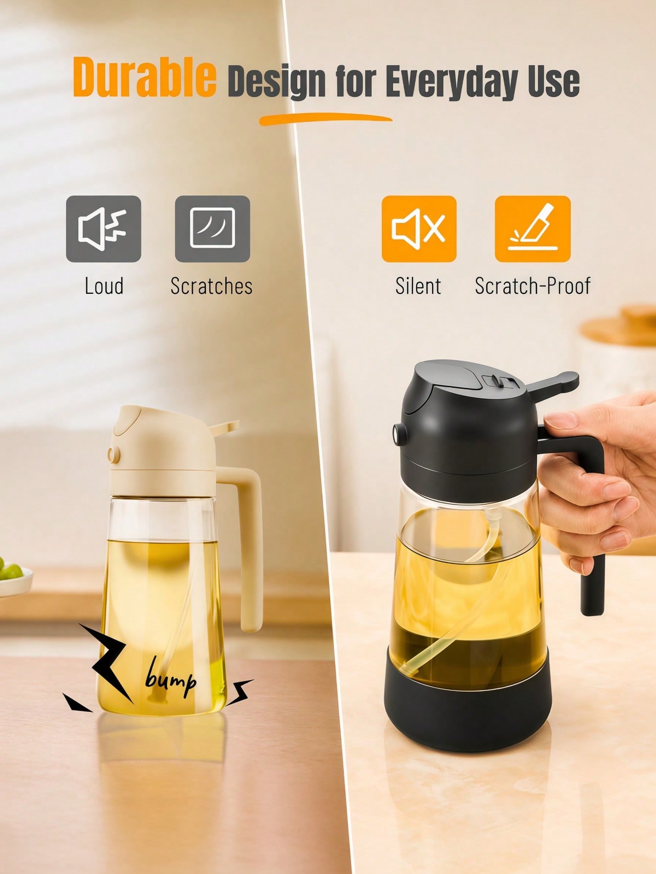 2PCS 2-In-1 Oil Sprayer & Pour - Kitchen Gadgets You Must Have ulasan dan harga