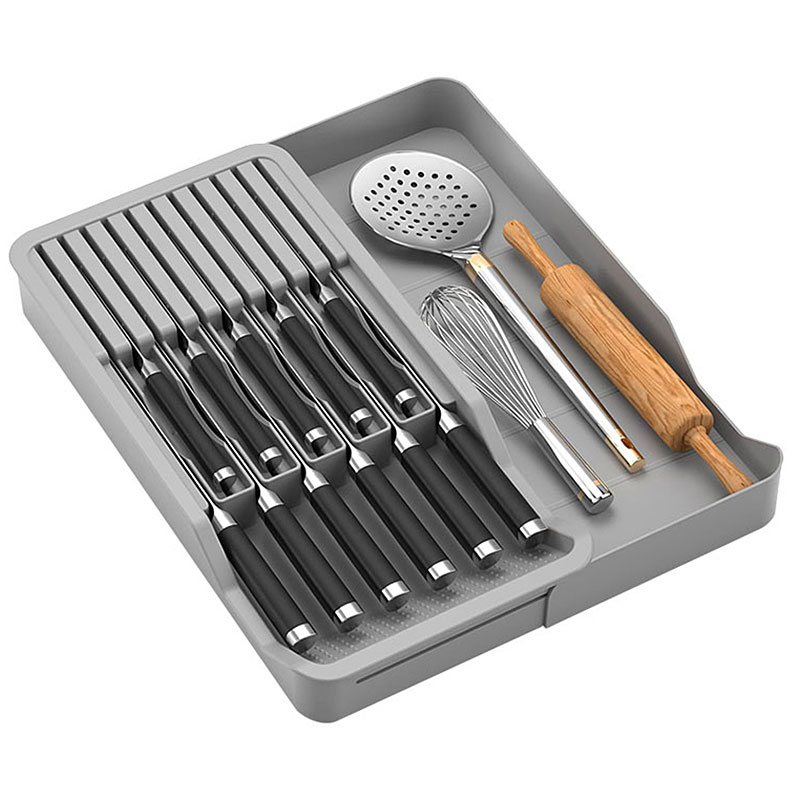 Knife Block Holder with Expand - Kitchen Gadgets Hacks ulasan dan harga