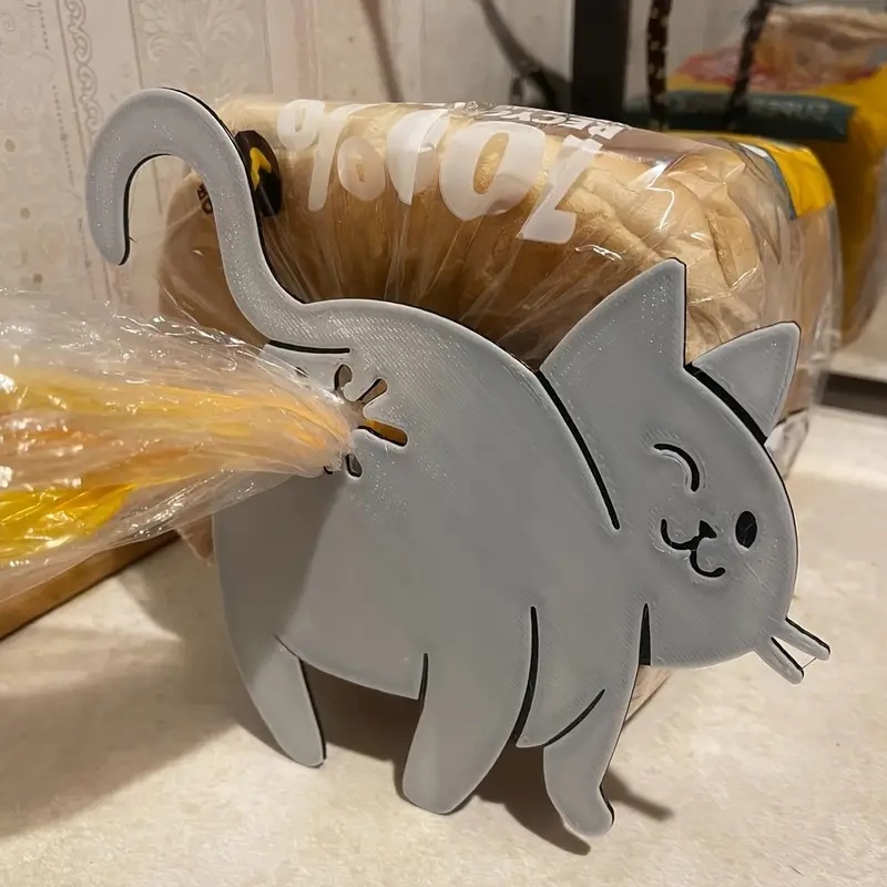 2pcs Funny Cat Butt Bag Clip,  - Kitchen Gadgets To 3D Print ulasan dan harga