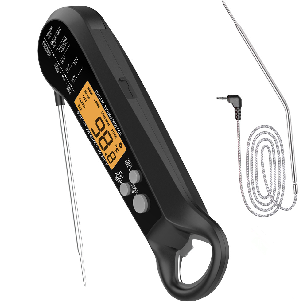 Long Cable Professional Meat T - Instant Read Thermometer ulasan dan harga